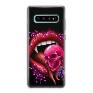 CaseCompany Dodelijk zoet: Samsung Galaxy S10 Plus Transparant Hoesje