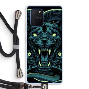 CaseCompany Cougar and Vipers: Samsung Galaxy Note 10 Lite Transparant Hoesje met koord