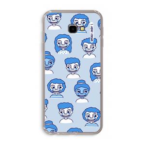 CaseCompany Gezichtjes: Samsung Galaxy J4 Plus Transparant Hoesje