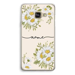 CaseCompany Daisies: Samsung A3 (2017) Transparant Hoesje