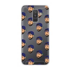 CaseCompany Drake Away: Samsung Galaxy A6 Plus (2018) Transparant Hoesje