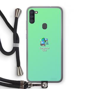 CaseCompany Win98: Samsung Galaxy A11 Transparant Hoesje met koord