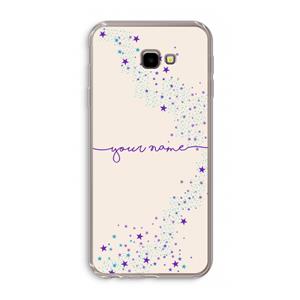 CaseCompany Sterren: Samsung Galaxy J4 Plus Transparant Hoesje
