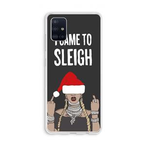 CaseCompany Came To Sleigh: Galaxy A51 4G Transparant Hoesje