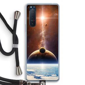 CaseCompany Omicron 2019: Sony Xperia 5 II Transparant Hoesje met koord