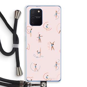 CaseCompany Dancing #3: Samsung Galaxy Note 10 Lite Transparant Hoesje met koord