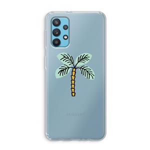 CaseCompany Palmboom: Samsung Galaxy A32 4G Transparant Hoesje