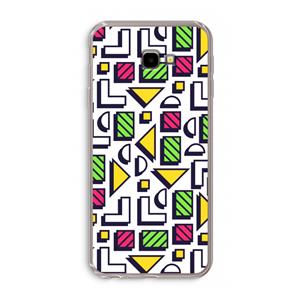 CaseCompany 8-bit N°4: Samsung Galaxy J4 Plus Transparant Hoesje