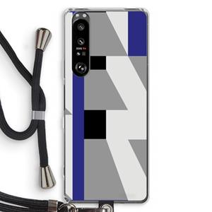 CaseCompany Gestalte 2: Sony Xperia 1 III Transparant Hoesje met koord