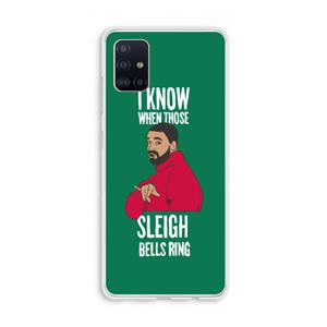 CaseCompany Sleigh Bells Ring: Galaxy A51 4G Transparant Hoesje