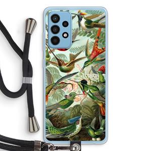 CaseCompany Haeckel Trochilidae: Samsung Galaxy A52 Transparant Hoesje met koord