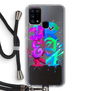 CaseCompany Dream: Samsung Galaxy M31 Transparant Hoesje met koord