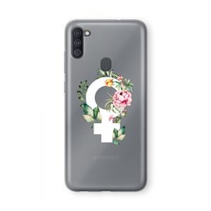 CaseCompany Venus: Samsung Galaxy A11 Transparant Hoesje
