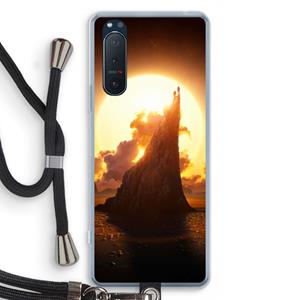 CaseCompany Children of the Sun: Sony Xperia 5 II Transparant Hoesje met koord