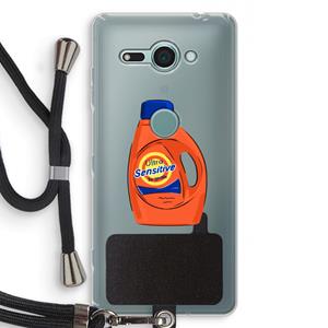 CaseCompany Ultra Sensitive: Sony Xperia XZ2 Compact Transparant Hoesje met koord