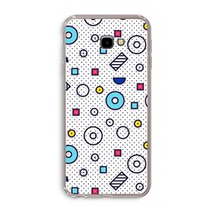 CaseCompany 8-bit N°9: Samsung Galaxy J4 Plus Transparant Hoesje
