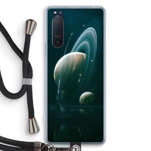 CaseCompany Mercurius: Sony Xperia 5 II Transparant Hoesje met koord