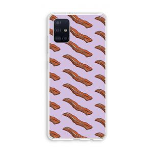 CaseCompany Bacon to my eggs #2: Galaxy A51 4G Transparant Hoesje