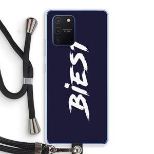 CaseCompany Biest: Samsung Galaxy Note 10 Lite Transparant Hoesje met koord
