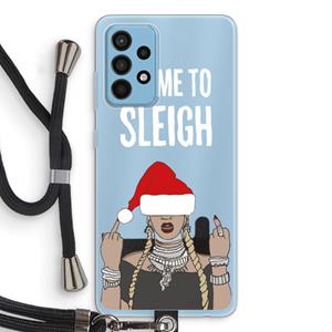 CaseCompany Came To Sleigh: Samsung Galaxy A52 Transparant Hoesje met koord