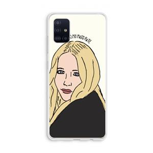 CaseCompany Mary Kate: Galaxy A51 4G Transparant Hoesje
