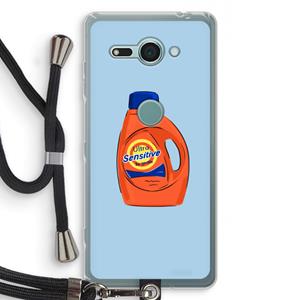 CaseCompany Ultra Sensitive: Sony Xperia XZ2 Compact Transparant Hoesje met koord