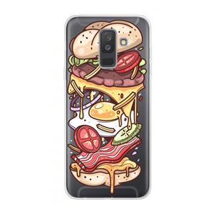 CaseCompany Diet Coke Please: Samsung Galaxy A6 Plus (2018) Transparant Hoesje