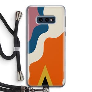 CaseCompany Noor A: Samsung Galaxy S10e Transparant Hoesje met koord