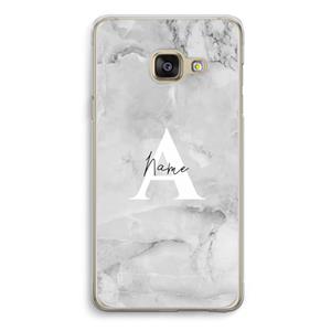 CaseCompany Ivory Marble: Samsung A3 (2017) Transparant Hoesje