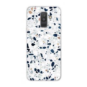 CaseCompany Terrazzo N°1: Samsung Galaxy A6 Plus (2018) Transparant Hoesje