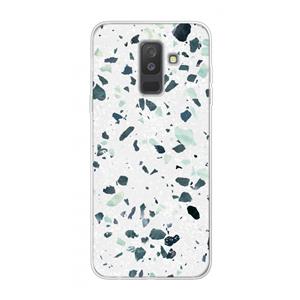 CaseCompany Terrazzo N°2: Samsung Galaxy A6 Plus (2018) Transparant Hoesje