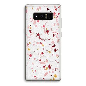 CaseCompany Terrazzo N°9: Samsung Galaxy Note 8 Transparant Hoesje