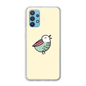 CaseCompany Birdy: Samsung Galaxy A32 4G Transparant Hoesje