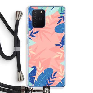 CaseCompany Tropisch: Samsung Galaxy Note 10 Lite Transparant Hoesje met koord