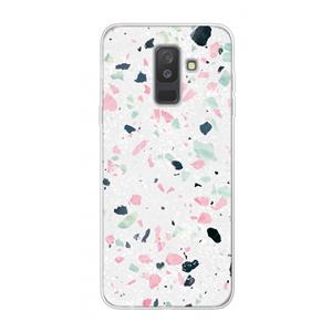 CaseCompany Terrazzo N°3: Samsung Galaxy A6 Plus (2018) Transparant Hoesje