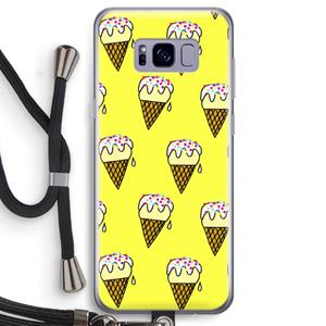 CaseCompany Isjes: Samsung Galaxy S8 Transparant Hoesje met koord