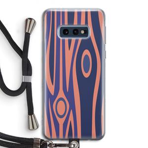 CaseCompany Bast A: Samsung Galaxy S10e Transparant Hoesje met koord