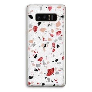 CaseCompany Terrazzo N°12: Samsung Galaxy Note 8 Transparant Hoesje