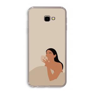 CaseCompany Fresh coffee: Samsung Galaxy J4 Plus Transparant Hoesje