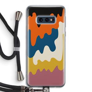 CaseCompany Baar A: Samsung Galaxy S10e Transparant Hoesje met koord