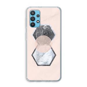 CaseCompany Creatieve toets: Samsung Galaxy A32 4G Transparant Hoesje
