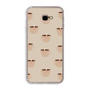CaseCompany Morning coffee: Samsung Galaxy J4 Plus Transparant Hoesje