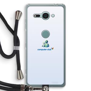 CaseCompany MSN: Sony Xperia XZ2 Compact Transparant Hoesje met koord