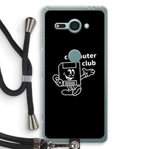 CaseCompany Floppyhead: Sony Xperia XZ2 Compact Transparant Hoesje met koord