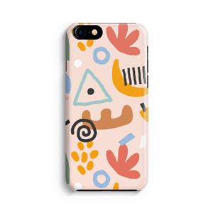 CaseCompany Abstract: Volledig geprint iPhone SE 2020 Hoesje