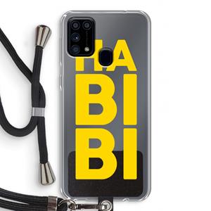 CaseCompany Habibi Majorelle : Samsung Galaxy M31 Transparant Hoesje met koord