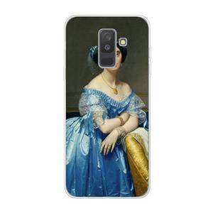 CaseCompany Eleonore: Samsung Galaxy A6 Plus (2018) Transparant Hoesje