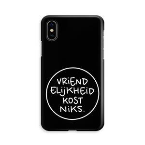 CaseCompany Vriendelijkheid: iPhone Xs Volledig Geprint Hoesje
