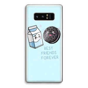 CaseCompany Best Friend Forever: Samsung Galaxy Note 8 Transparant Hoesje