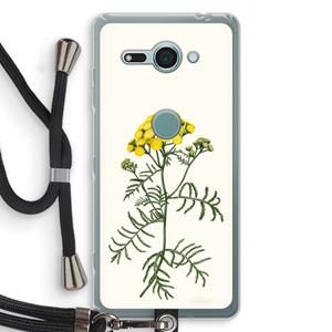 CaseCompany Tansy: Sony Xperia XZ2 Compact Transparant Hoesje met koord